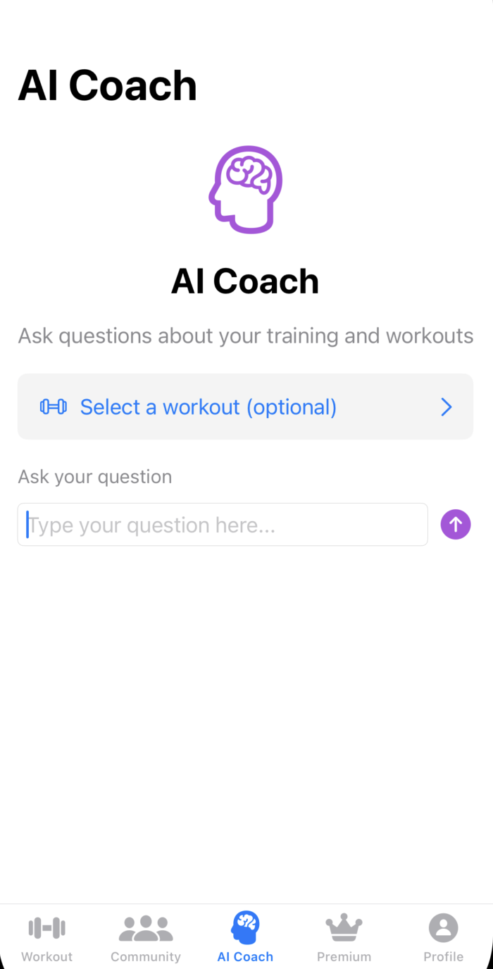 AI Coach Feature